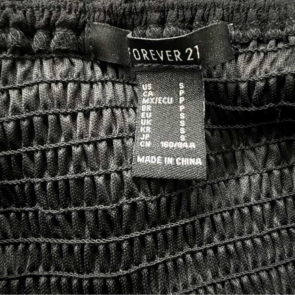 Forever 21 Black‎ Tiered Bohemian Midi Dress - Picture 5 of 5